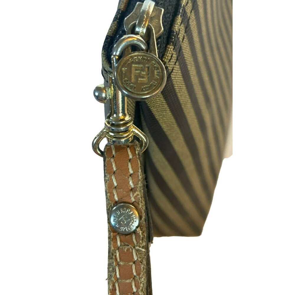 Fendi Black and Tan Striped Women's Bag - Picture 4 of 7